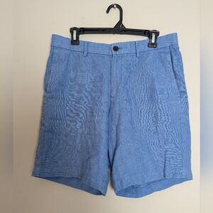 Banana Republic Men’s Linen Shorts – 9" Inseam Size 31 Blue